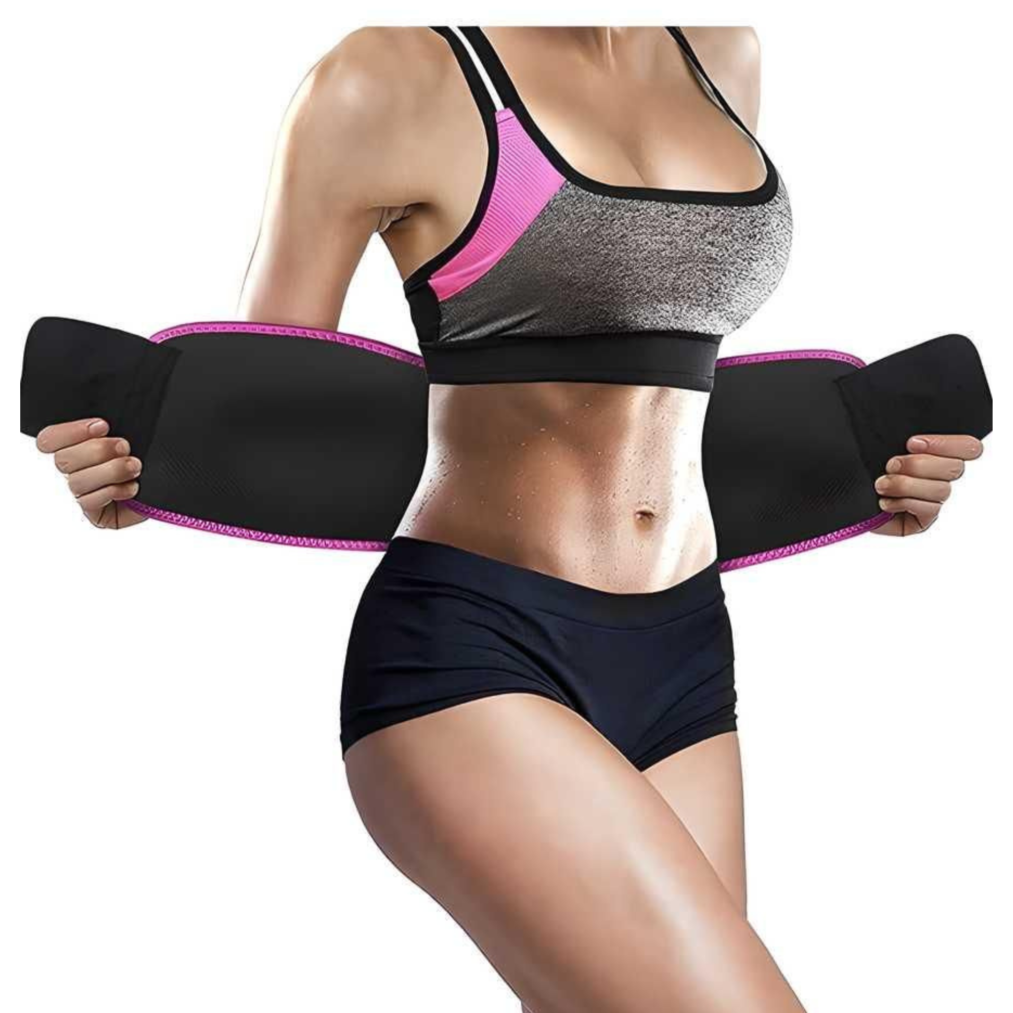 Adjustable Waist Trimmer Belt – Lightweight, Stretchy & Sweat-Enhancing