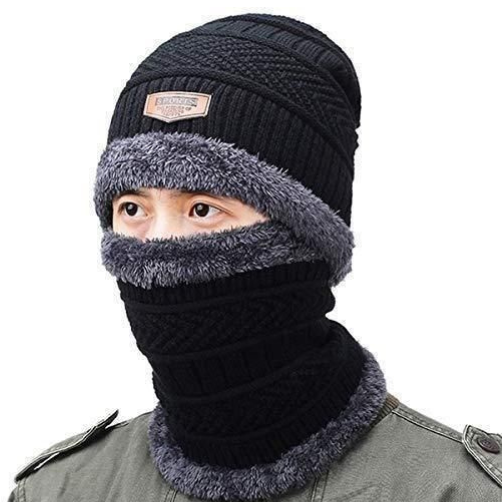 🧢 Unisex Woolen Cap Set – Warm, Comfortable & Stylish