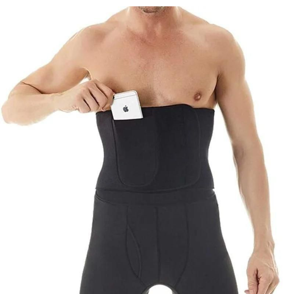 🔥 Non-Tearable Tummy Trimmer Slimming Belt for Men & Women